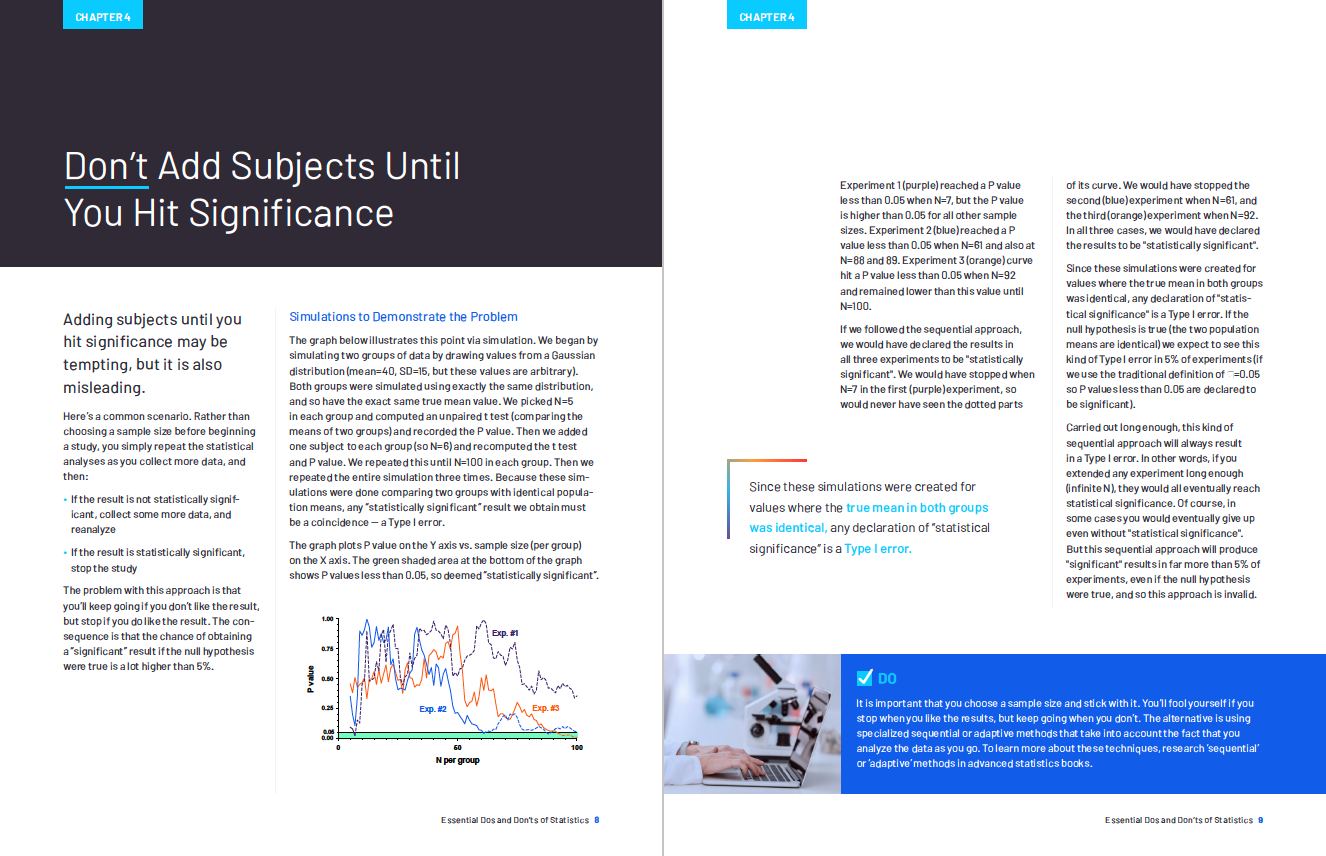 Essential Dos and Don'ts of Statistics page 8 and 9